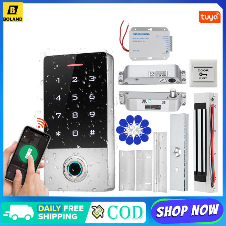 Boland Access Control Keypad Tuya WIFI 300 Fingerprint Capacity Access