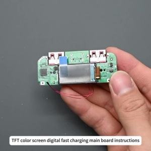 Bộ Kit Sạc Dự Phòng Màn Hình Số Hiệu Suất Cao 22.5W Màn Hình Màu TFT 0.96 Inch Tương Thích PD/QC/SCP/VOOC Mô-đun Cầm Tay