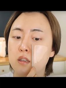 Extraction ไม้พายผสมรองพื้นชนิดน้ำ สแตนเลสคู่หัวแต่งหน้า Toner ไม้พายผสมแป้งรองพื้นแบบปกปิดยาวนานเครื่องมืออบขนมเครื่องมือเครื่องสำอางแต่งหน้าเครื่องมือกระเป๋า