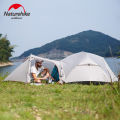 Naturehike Double Person Ultra-Lightweight Outdoor Camping Tent Windproof Water-resistant Hiking Equipment Nylon Material. 