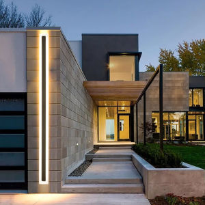 LED Outdoor strip light Long strip Wall Light Waterproof IP65 villa Porch aisle Garden Balcony Wall Lights Fixtures Outdoor Lighting 220v