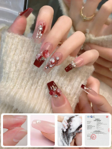 CHUBEISHI | Red Festive Nails