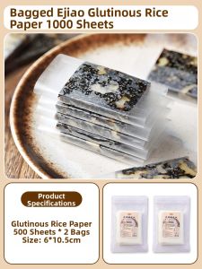 Edible Glutinous Rice Paper for Children Snacks Gelatinous Cake Ice Sugar Coated Haws Candy Wrapping Paper Kitchen Baking Tools