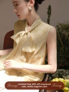 XXNING | Áo Tank Top Dây Nơ Giảm Cân Cho Phụ Nữ