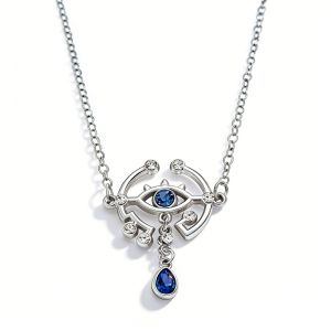 Bandai | Game Breath of the Wilderness Eye Logo Necklace Diamond Pendant Niche Fashion Accessories