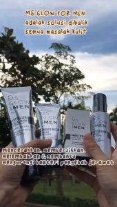 Ms Glow Men Paket Wajah Pria Berjerawat Kulit Normal Original Murah
