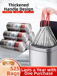 ZHANGJI | Drawstring Thick Large Kitchen Trash Bag