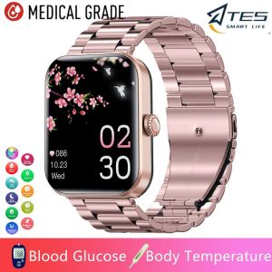 2025 XIAOMI NEW Blood Glucose Smartwatch Electrocardiogram Temperature Blood Oxygen Sleep Monitoring ECG+PPG Sports Smart Watch
