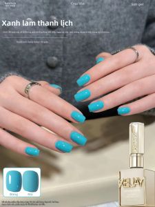 1PC 15Ml Gel Màu Xanh Sơn Móng Tay Lâu Dài UV/LED Ngâm Tắt Cho Nữ XEIJAYI DIY Nhà Làm Móng Thích Hợp Quà Tặng