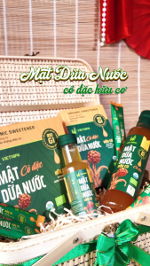 Mật Dừa Nước Cô Đặc Hữu Cơ VIETNIPA - 1.35kg