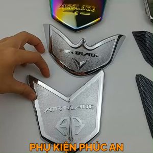 Bộ ốp mỏ đuôi dè xe AB Airblade năm 2016 2017 2018 2019 inox carbon titan 7 màu chỉ mũi chắn bùn trước sau che mõm