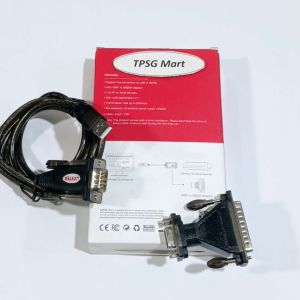 Cáp USB Com RS232 (Unitek) / USB2.0 ra Com 9 DB9M Kim Đực - Cáp dài 1.5M (USB ra Com 9)