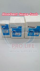 Aros / Primes Absorbent Gauze Swabs 8 Ply 19 x 15 mesh ( 5cm/7.5 cm/10cm) 100pcs/pkt
