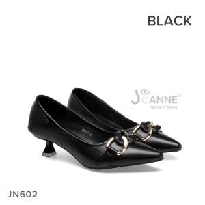 JOANNE Elegant Chain High Heels Shoes Wanita #JN602