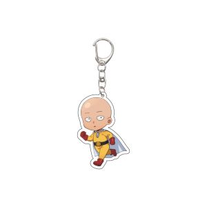 Bandai | Anime One-Punch Man Móc Khóa 55MM Genos Saitama Tốc Độ Sonic Garou Tatsumaki Fubuki Bằng Acrylic Tập Thể Quà Tặng Giáng Sinh