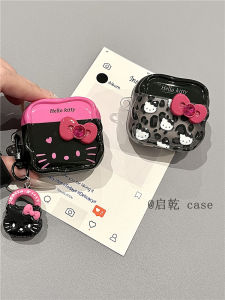 Kitty Cat Pendant Airpods4/3 pro Silicone Soft Shell Case Apple Wireless Bluetooth Earphone Protector Cute Girl Style Cartoon Pattern