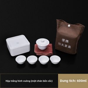 Bộ Trà Mini Di Động Dành Cho Du Lịch Ngoài Trời Tiện Lợi Kung Fu
