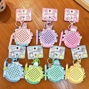 Bảng Vẽ Hạt Từ Tính Sanrio Stress Relief Toy Móc Khóa Túi Trang Trí Đồ Chơi Trẻ Em Quà Tặng Hạt Từ Tính Bảng Vẽ Hạt Từ Tính
