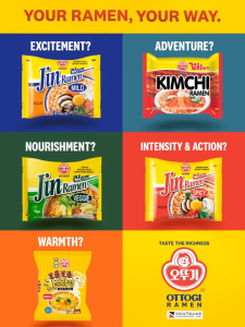 Makanan Impor Korea / Mie Instan Ottogi Korean Style Instant Noodle Varian Yeul Ramen Super Spicy Jin Jjambbong Spicy Seafood Sesame Ramen Beijing Jjajang Ramen Jin Ramen Mild Spicy Cheesy Stir Fry Spicy Cheddar spicy