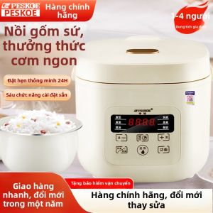 Peskoe | Nồi Cơm Điện Mini Thông Minh Gia Đình