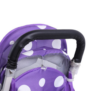Pram Stroller Accessories Baby Stroller Armrest PU Protective Case Cover For Armrest Covers Handle Wheelchairs