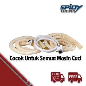 Spidy Selang Outlet 15M 2M dan Inlet 15M Untuk Aksesoris Mesin Cuci