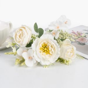 Silk Peony Hydrangea Artificial Flower Wedding Party Home Room Vase Festival Decoration Garland Diy Gift Prop Scrapbook Hot Sale