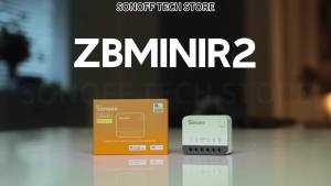 Sonoff | SONOFF ZBMINIR2 Extreme Zigbee Smart Switch Detach Relay External Switch Remote Control via eWeLink Compatible With Zigbee Hub