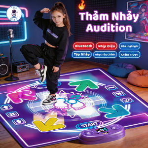 Thảm Nhảy Điện Tử Audition Cho Bé Kết Nối Bluetooth - Đồ Chơi Nhảy Theo Nhạc Vận Động Tại Nhà Có Đèn