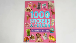 Sweets & Treats 1000 Stickers & Colouring Book With 1000 Stickers
