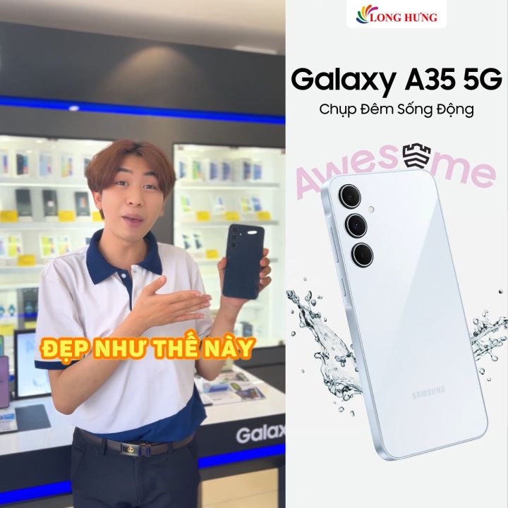 Điện thoại Samsung Galaxy A35 5G (8GB/128GB) - Hàng chính hãng - Thiết ...