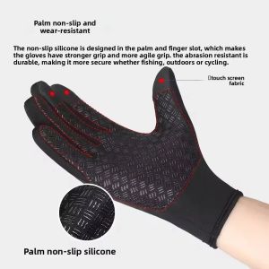 Outdoor Thermal Lined Warm Anti-Slip Waterproof Touchscreen CompatibleWindproof Sports & Cycling Gloves
