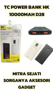 HK Power Bank D28 Fast Charging 22.5W PD 10000mAh Dual USB