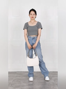 Coach for Women CJ517 CK161 Womens Leather College Style Shoulder Bag Crossbody Bag Armpit Bag Crossbody Bags for Women