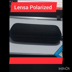 Kacamata Hitam Pra kacamata  Polarized Anti uv frame besi box resleting