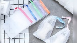 1pc-Boutique Soap Foaming Net Facial Body Cleansing Soap Mesh Bag Shower Bubble Storage Bag Bath Washing Tool Bathroom Accessories