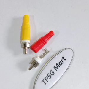 Đầu AV hàn dây / Chuẩn AV đực (1 Cặp 2 Cái)