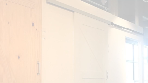 4.9FT/6FT/6.6FT Aluminium Alloy Brushed Interior Wood Barn Sliding Door Hardware Hidden Track with Decorative Cover-3 Years Warranty - Not Sell Door