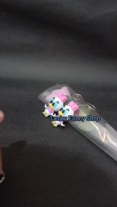 GANTUNGAN KUNCI KARET DAISY BEBEK ISI 3 RUBBER KEYCHAIN HADIAH SOUVENIR LUCU