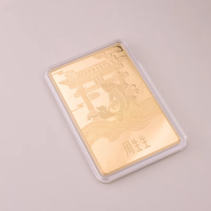 Chow Sang Sang 周生生 999.9 24K Pure Gold Chinese Gifting Collection Fish Leaping Over the Dragon Gate Gold Ingot for Women & Men 955449 Price-by-Weight 50g Gold