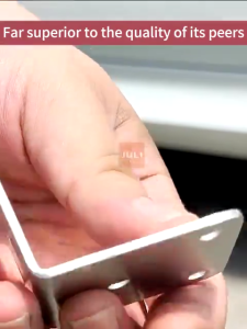 30/50Pcs Universal Stainless Steel Corner Bracket Heavy Duty Metal Corner Braces Brackets Joint Right Angle Bracket Angle Plate Flat Iron Corner Brace Closet Cabinet Home Fixing Fittings