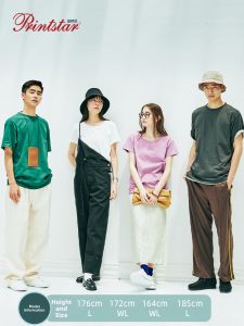 Printstar | Solid Color Cotton Couples T-Shirt