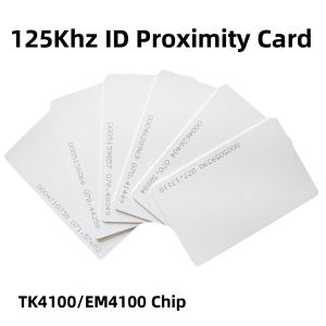10pcs Access Control Card RFID Card 125KHz EM4100 TK4100 Smart  Proximity Card RFID Tag Key for Access control Key Free Shipping