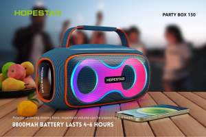 SY Hopestar BOX150 ลำโพงบลูทูธ 60วัตต์ พกพาสะดวก พร้อมไฟ RGB ลำโพง2ดอก เบสแน่น แท้100%