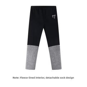 MUCMUKN | Trendy Two-way Wear Fleece Leggings Socks Combo