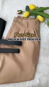 Hello Moderne Plus Size Trouser: Elegant Pants with Belt for 33-37 Waist