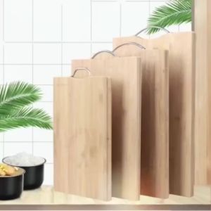 เขียงไม้ไผ่ มีหูจับ แขวนได้ แข็งแรง ทนทาน มีหลายขนาด เช่น เขียงอเนกประสงค์ เขียงหั่นผักผล เขียงหั่นเนื้อสัตว์ เช่น 30*40