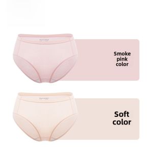Purcotton Pure Cotton Antibacterial Triangle Womens Underwear Breathable Skin-friendly Summer Innerwear Briefs for Ladies