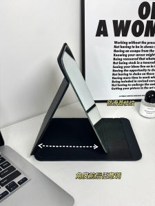 Foldable Mirror Makeup Mirror Student Dormitory Desktop Can Stand Dressing Mirror Carry-on Dedicated Small Mirror