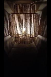 lampu tidur  lampu dinding goni lampu hias dinding lampu rotan tempel